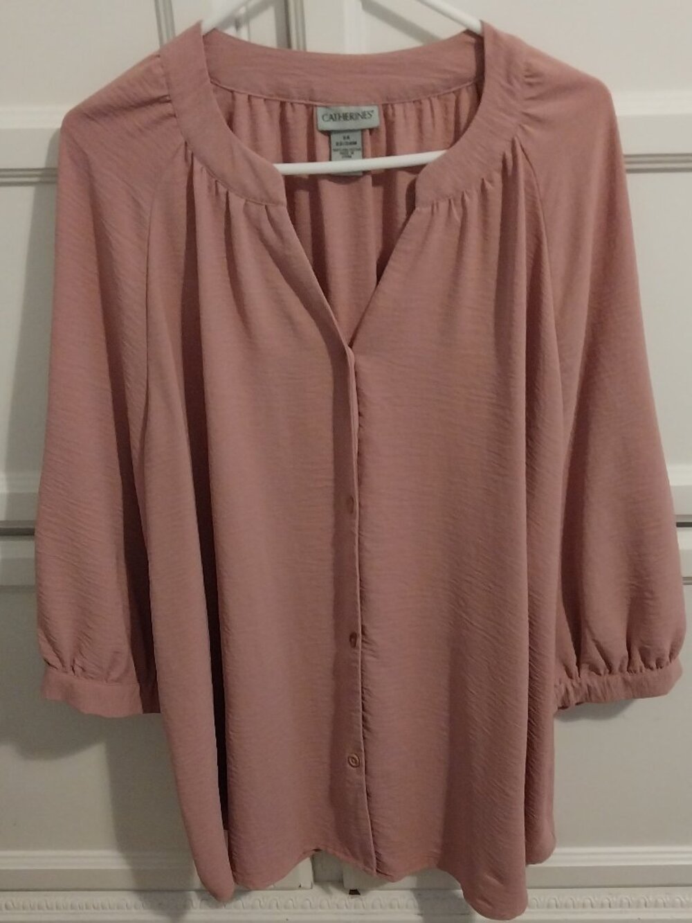 💗Catherines Top 2X 22-24 Mauve Gorgeous💗